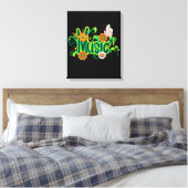 Good Vibes Typografie Canvas Afdruk (Insitu (Slaapkamer))