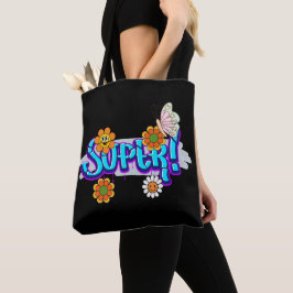 Good Vibes Typografie Tote Bag