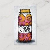 Good Vibes Visitekaartjes - Fun Colorful (Voorkant)