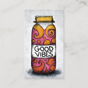 Good Vibes Visitekaartjes - Fun Colorful