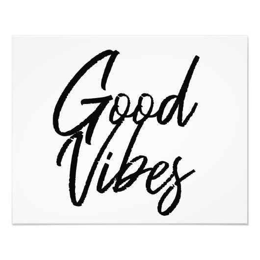 "Good Vibes Wall Art" Afdruk "20"x16" (Voorkant)