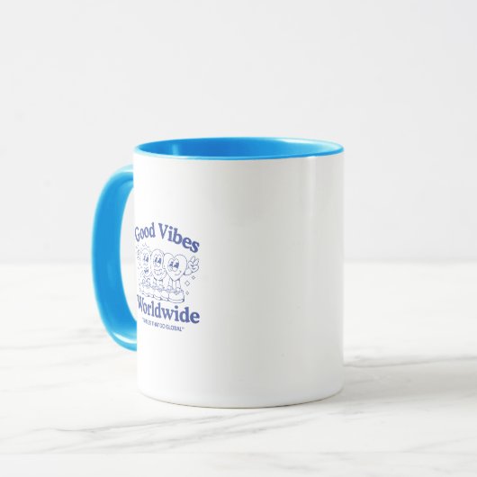 Good Vibes Worldwide Mug Mok (Voorkant links)