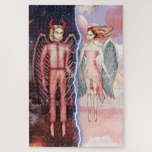 Good Vs Bad Legpuzzel (Verticaal)