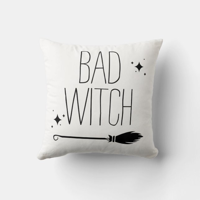 Good Witch Bad Witch Halloween Spooky ✨ Kussen (Achterkant)