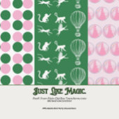 Good Witch Bad Witch - Roze & Groene Meisjes Verja Inpakpapier Vel