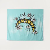 Good Witch Floral Moon Boho Wandkleed (Voorkant (horizontaal))