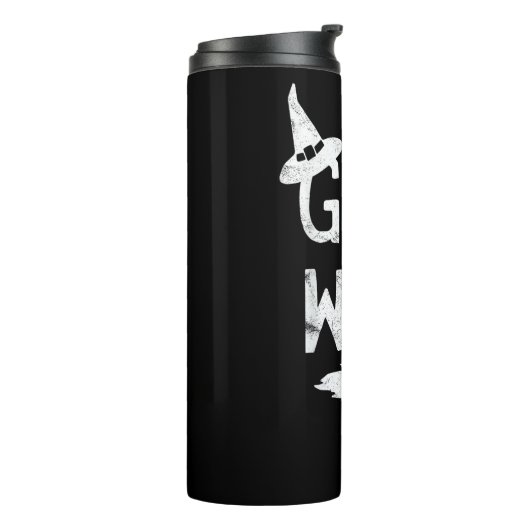 Good Witch Halloween Graphic October Thermosbeker (Gedraaid links)