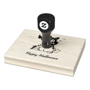 Good Witch Happy Halloween Rubberstempel