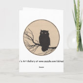 Good Witch Riding By - Halloween Kaart (Achterkant)