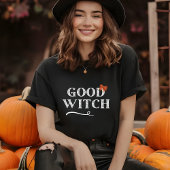 Good Witch - schattig sinaasappels strik zwart T-s T-shirt