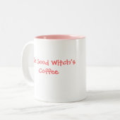 Good Witch Two-Tone Coffee Mok (Voorkant links)