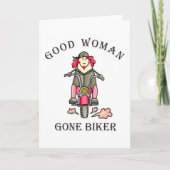 Good Woman Gone Biker Kaart (Voorkant)