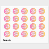 “Good Work!” Colorful Encouragement Sticker (Vel)