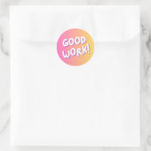 “Good Work!” Colorful Encouragement Sticker (Tas)