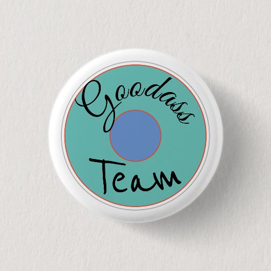 Goodass-team Ronde Button 3,2 Cm (Voorkant)