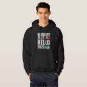 Goodbye 2022 Hello 2023 Happy New Year 2023 Hoodie (Voorkant volledig)