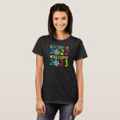 Goodbye 2022 Welcome 2023 Disco Balls T-shirt (Voorkant volledig)