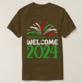Goodbye 2023 Welkom 2024 T-shirt (Design voorkant)