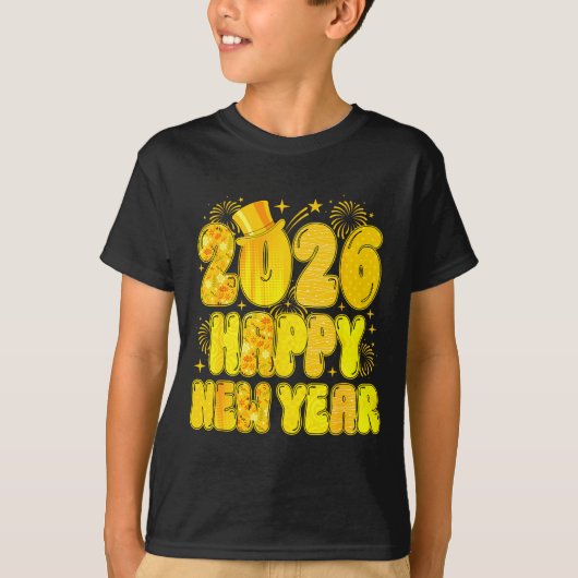 Goodbye 2025 Happy New Year 2026 Women Girl Kids T-shirt (Voorkant)