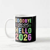 Goodbye 2025 Hello 2026 Christmas Lights Happy New Koffiemok (Links)