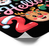 Goodbye 2025 Hello 2026 Christmas New Year Gift  Poster (Hoek)