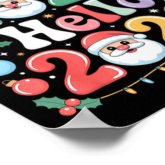 Goodbye 2025 Hello 2026 Christmas New Year Gift Poster (Hoek)