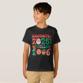 Goodbye 2025 Hello 2026 Cute Christmas New Year  T-shirt (Voorkant volledig)