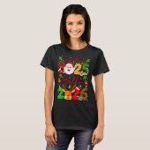 Goodbye 2025 Hello 2026 Happy New Year Christmas F T-shirt (Voorkant volledig)