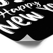 Goodbye 2025 Hello 2026 Happy New Year New Years E Poster (Hoek)