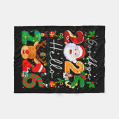 Goodbye 2025 Hello 2026 Happy New Year's Eve Chris Fleece Deken (Voorkant (Horizontaal))