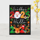 Goodbye 2025 Hello 2026 Happy New Year's Eve Chris Kaart (Gele Bloem)