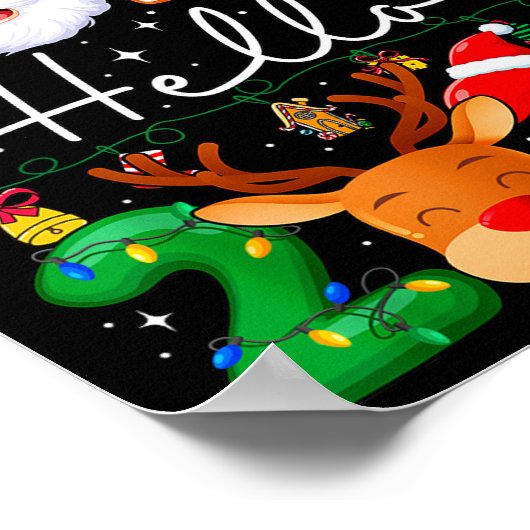 Goodbye 2025 Hello 2026 Happy New Year's Eve Chris Poster (Hoek)