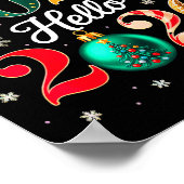 Goodbye 2025 Hello 2026 Happy New Year's Eve Chris Poster (Hoek)