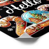 Goodbye 2025 Hello 2026 Happy New Year's Eve Chris Poster (Hoek)