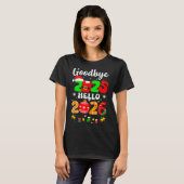 Goodbye 2025 Hello 2026 Happy New Year's Eve Chris T-shirt (Voorkant volledig)