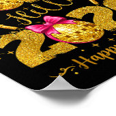 Goodbye 2025 Hello 2026 Happy New Year's Eve  Poster (Hoek)