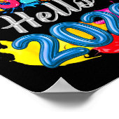 Goodbye 2025 Hello 2026 Kids Funny New Year  Poster (Hoek)