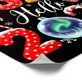 Goodbye 2025 Hello 2026 Merry Christmas Happy New Poster (Hoek)