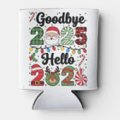 Goodbye 2025 Hello 2026 New Year Resolution   Blikjeskoeler (Voorkant)