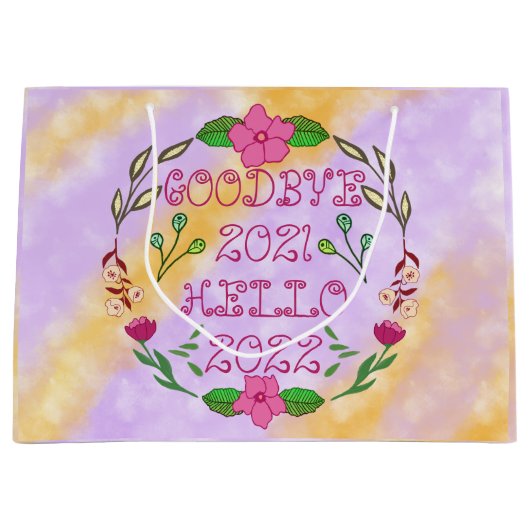 GOODBYE 20XX HALLO 20XX GROOT CADEAUZAKJE (Voorkant)