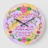 GOODBYE 20XX HALLO 20XX GROTE KLOK (Voorkant)
