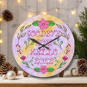 GOODBYE 20XX HALLO 20XX GROTE KLOK