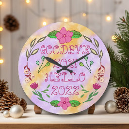 GOODBYE 20XX HALLO 20XX GROTE KLOK