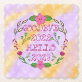 GOODBYE 20XX HALLO 20XX KARTONNEN ONDERZETTERS (Voorkant)