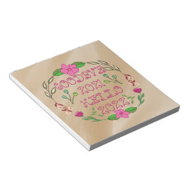 GOODBYE 20XX HALLO 20XX NOTITIEBLOK