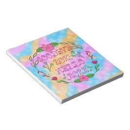 GOODBYE 20XX HALLO 20XX NOTITIEBLOK