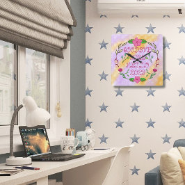 GOODBYE 20XX HALLO 20XX VIERKANTE KLOK