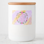 GOODBYE 20XX HALLO 20XX VOEDSELCONTAINER ETIKET (Voorkant)