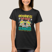Goodbye 2nd Grade Hello Summer Last Day Of School  T-shirt (Voorkant)