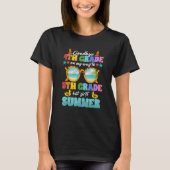 Goodbye 4th Grade Graduation To 5th Grade Hello Su T-shirt (Voorkant)